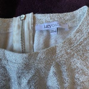 Silver Shimmer Crop Top